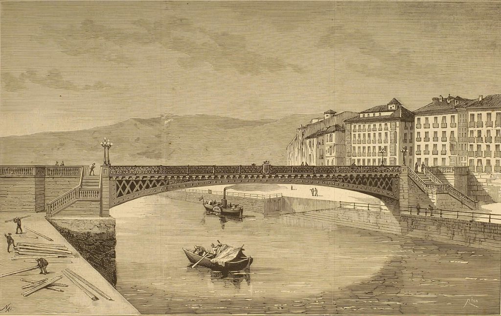 puente san francisco Ilustración española y americana 1882