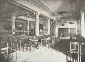 Interior del Café Nervión en la calle Navarra de Bilbao